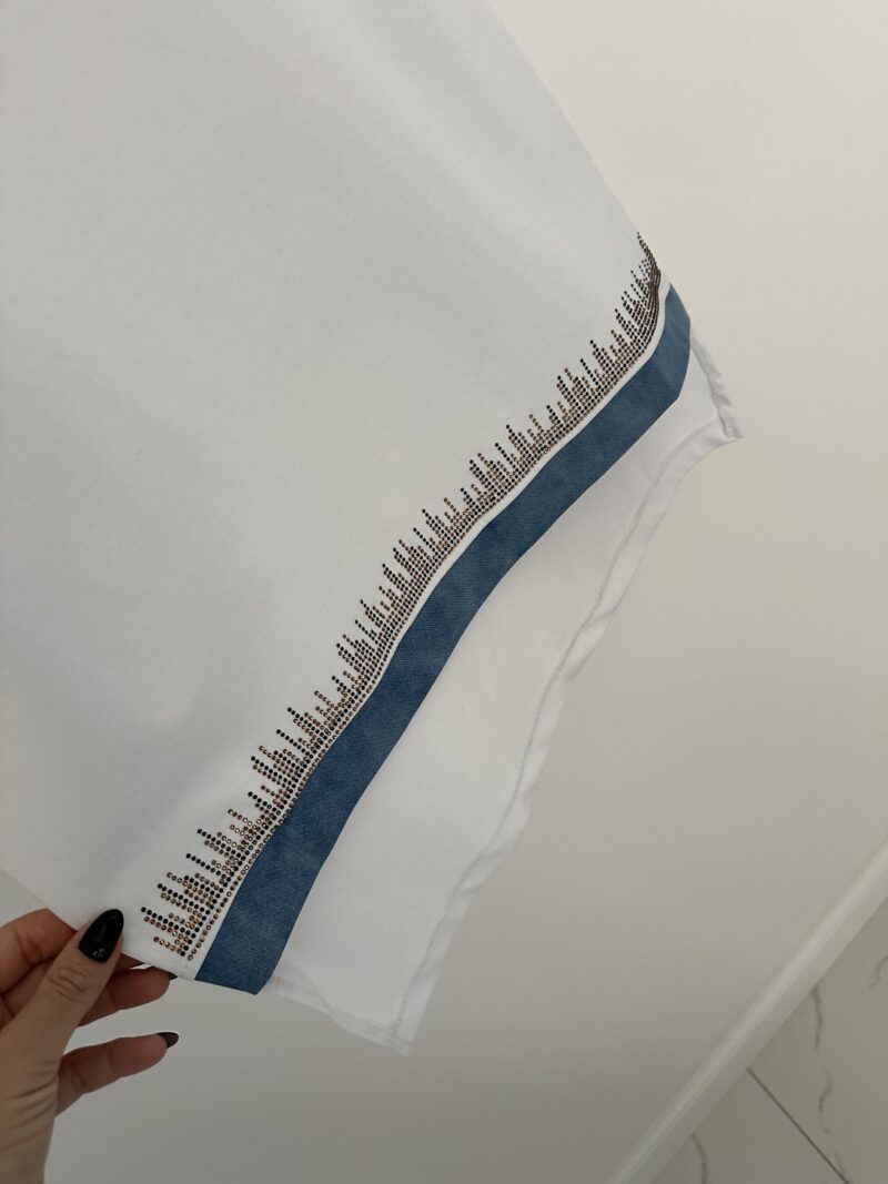 Bluzka Lola Bianka tshirt biały z krótkim rękawem - obrazek 8