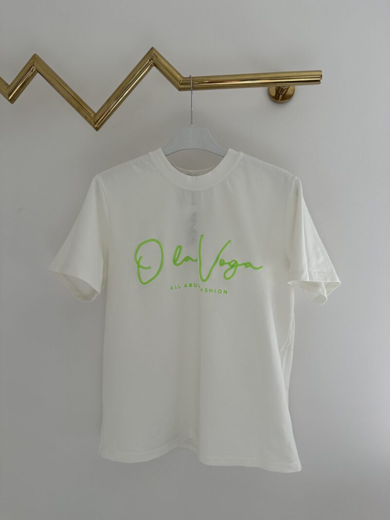Bluzka O La Voga tshirt biały - obrazek 4