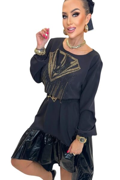 Sukienka Lola Bianka sukienka czarna oversize