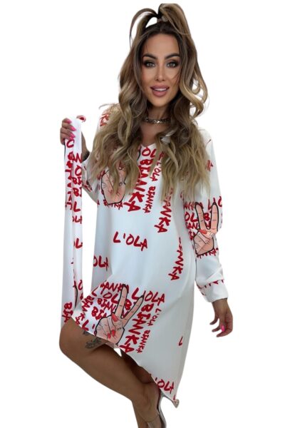 Sukienka Lola Bianka tunika luźna oversize