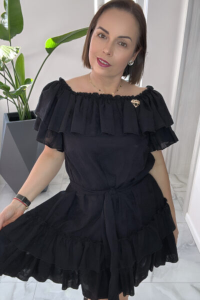 Sukienka Lola Bianka hiszpanka letnia czarna