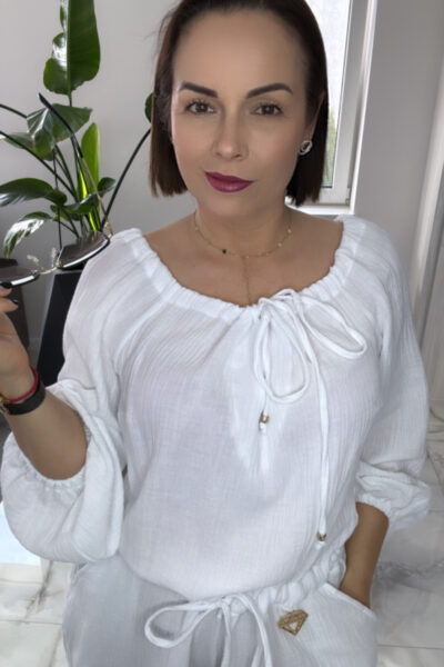 Kombinezon Lola Bianka kombinezon letni biały