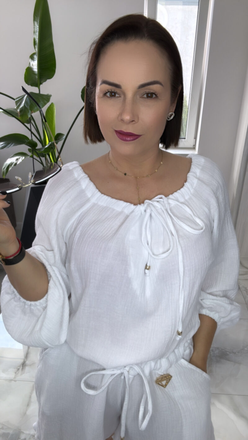 Kombinezon Lola Bianka letni biały