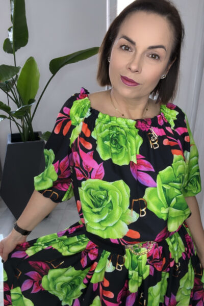Sukienka Lola Bianka długa letnia hiszpanka