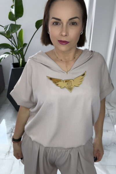 Komplet Lola Bianka dres letni beżowy