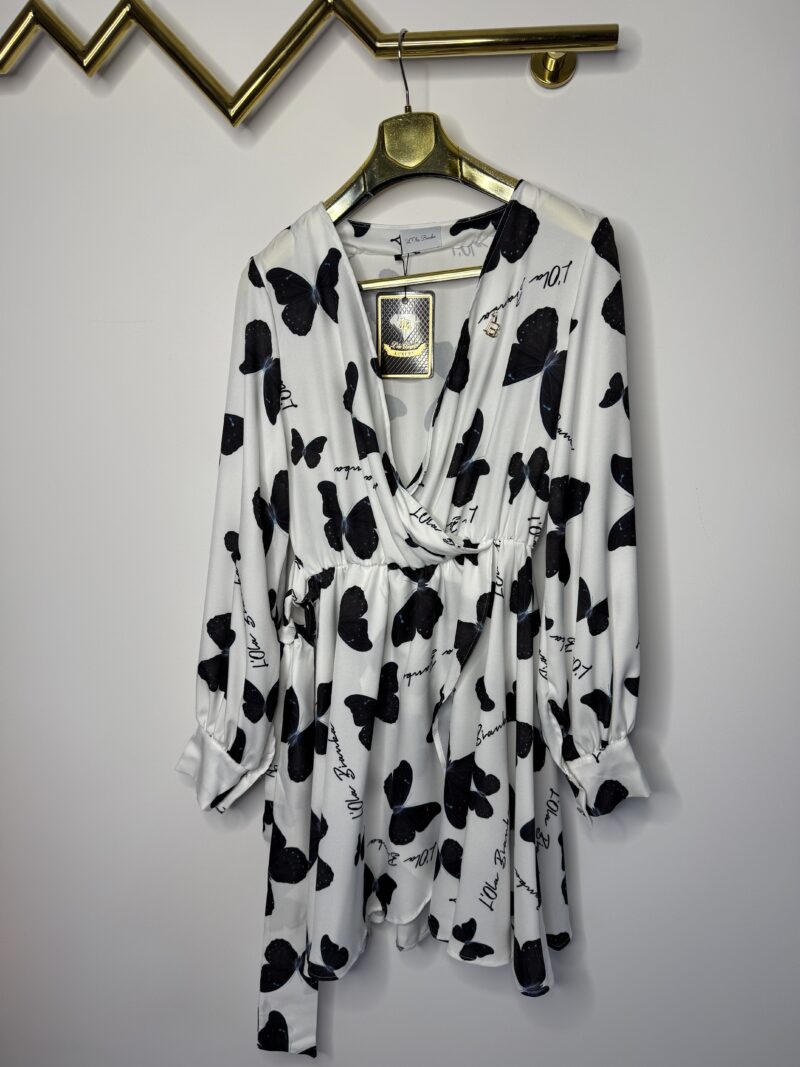 Sukienka Lola Bianka wizytowa elegancka oversize - obrazek 5
