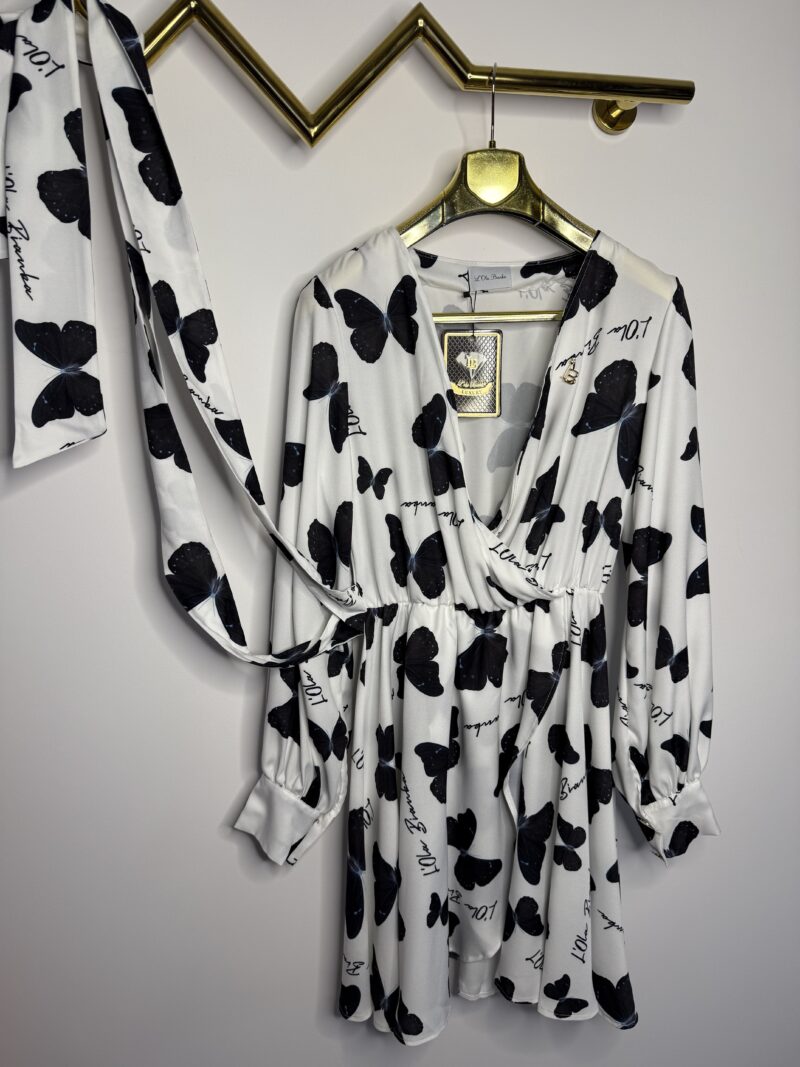 Sukienka Lola Bianka wizytowa elegancka oversize - obrazek 4