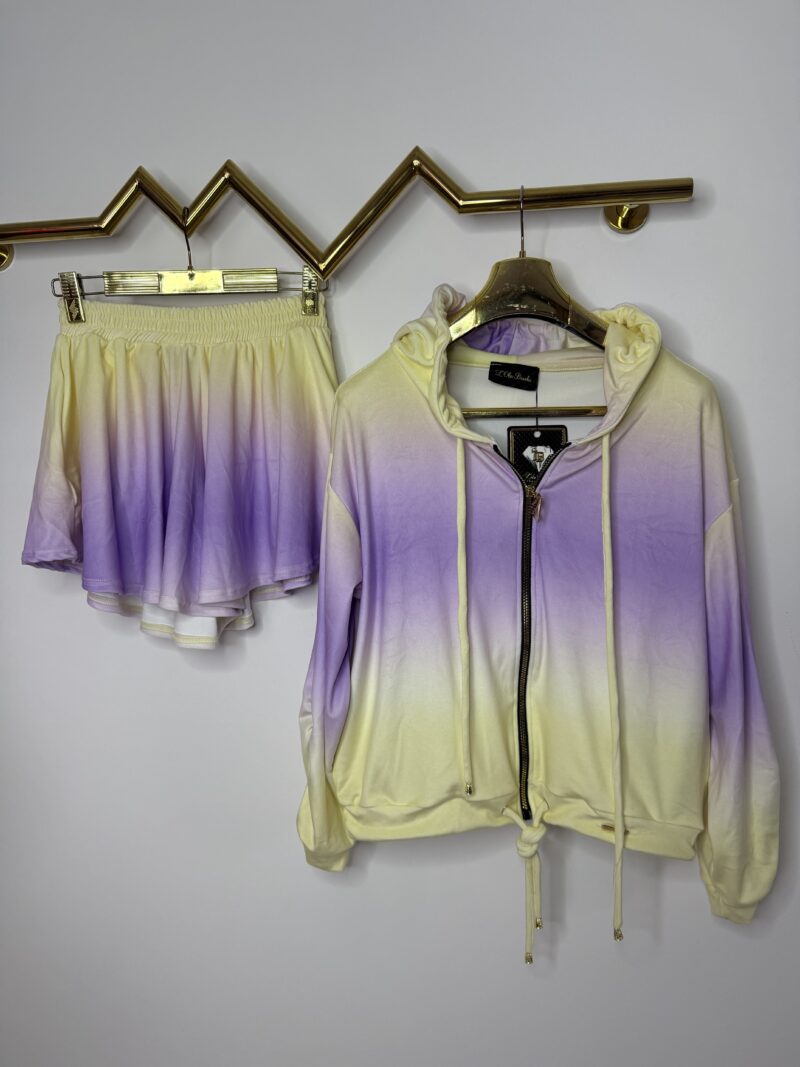 Dres Lola Bianka komplet welurowy ombre - obrazek 4