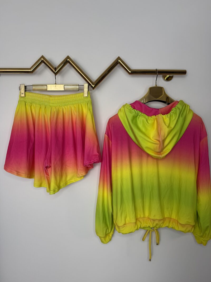 Komplet welurowy Lola Bianka dres ombre - obrazek 5