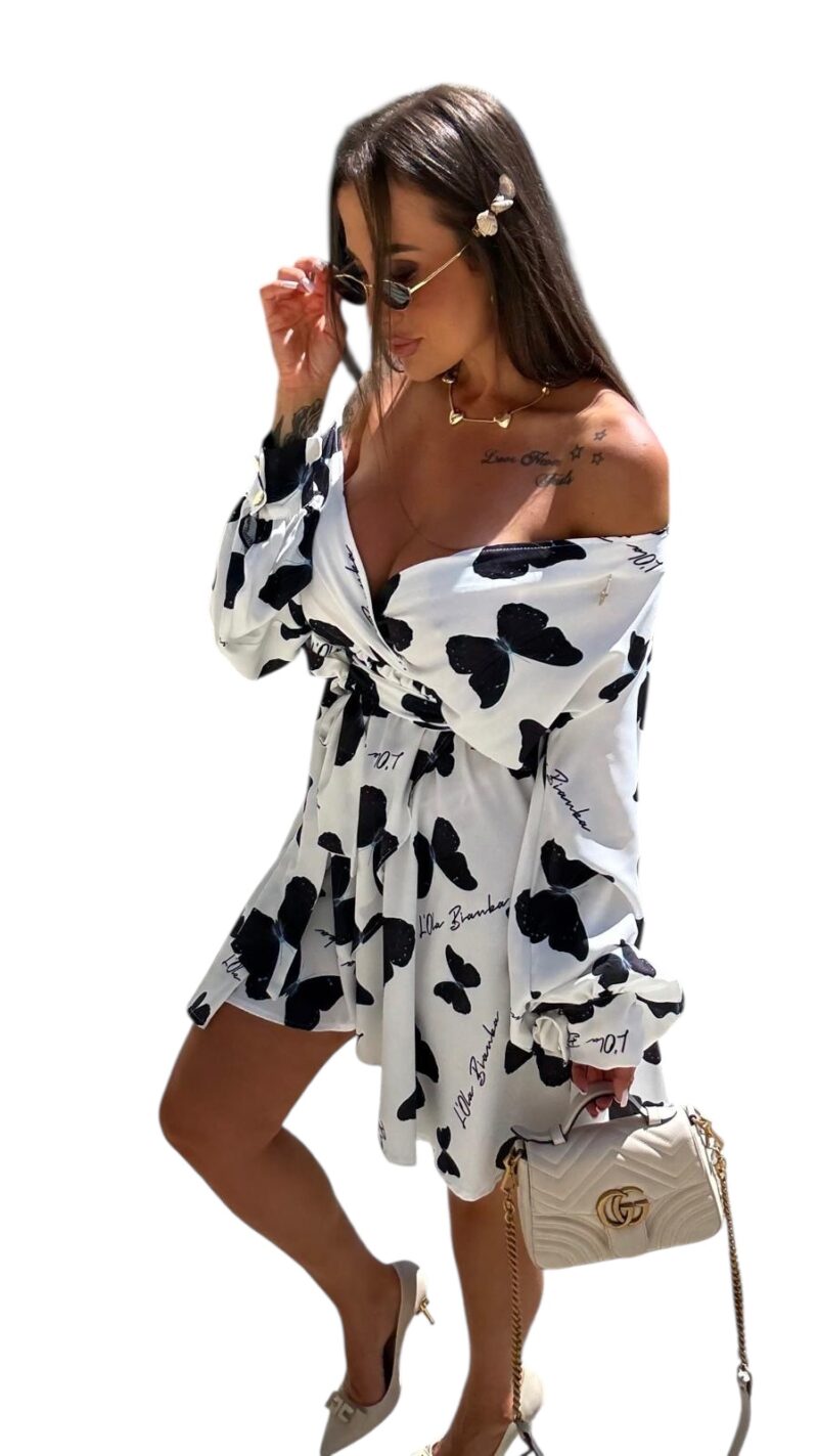 Sukienka Lola Bianka wizytowa elegancka oversize