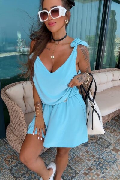 Kombinezon Lola Bianka niebieski premium