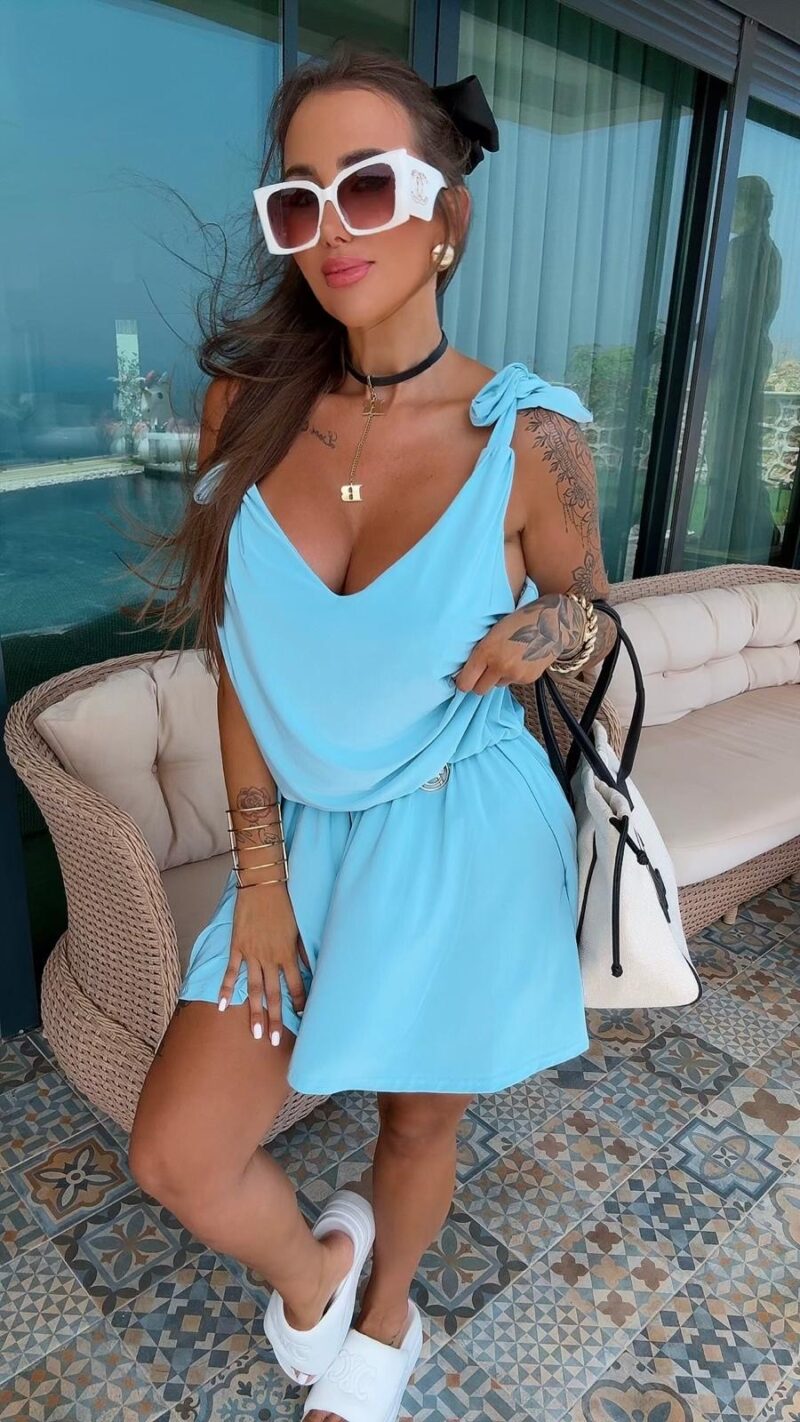 Kombinezon Lola Bianka niebieski premium - obrazek 2