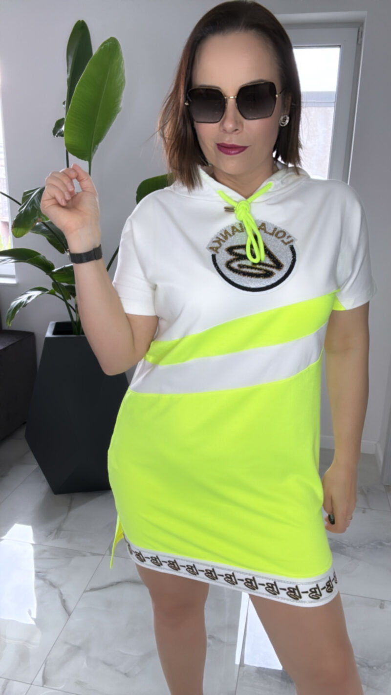 Sukienka Lola Bianka tunika letnia dresowa