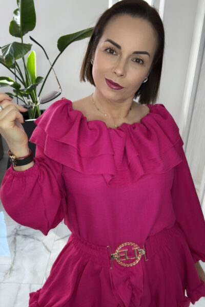 Kombinezon Lola Bianka letni różowy