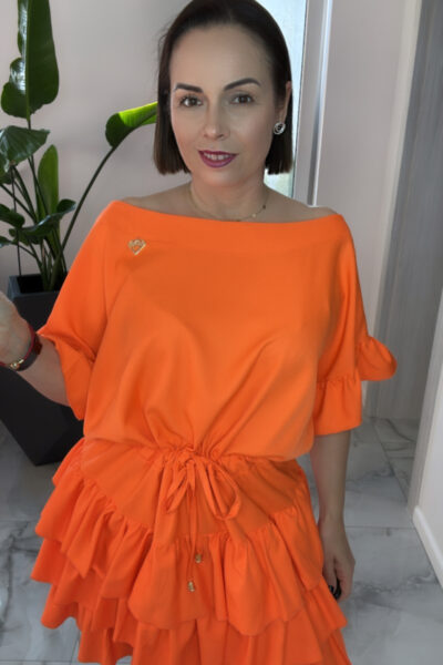 Sukienka Lola Bianka letnia oversize neon