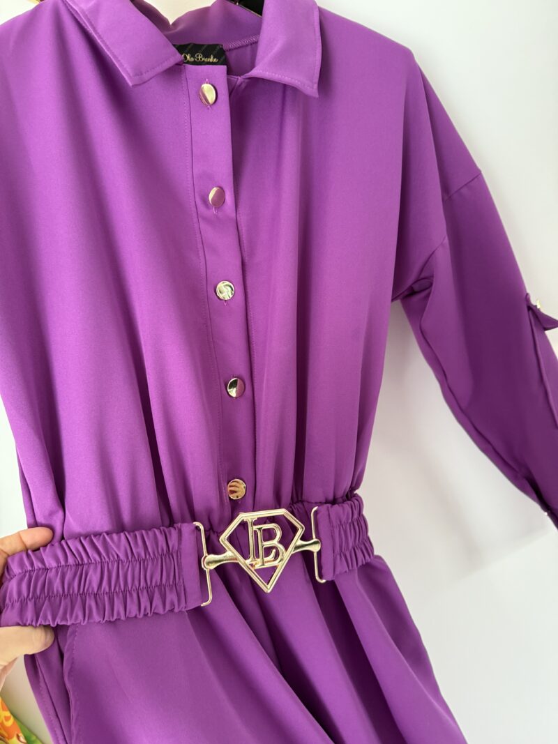Kombinezon Lola Bianka fioletowy oversize - obrazek 6