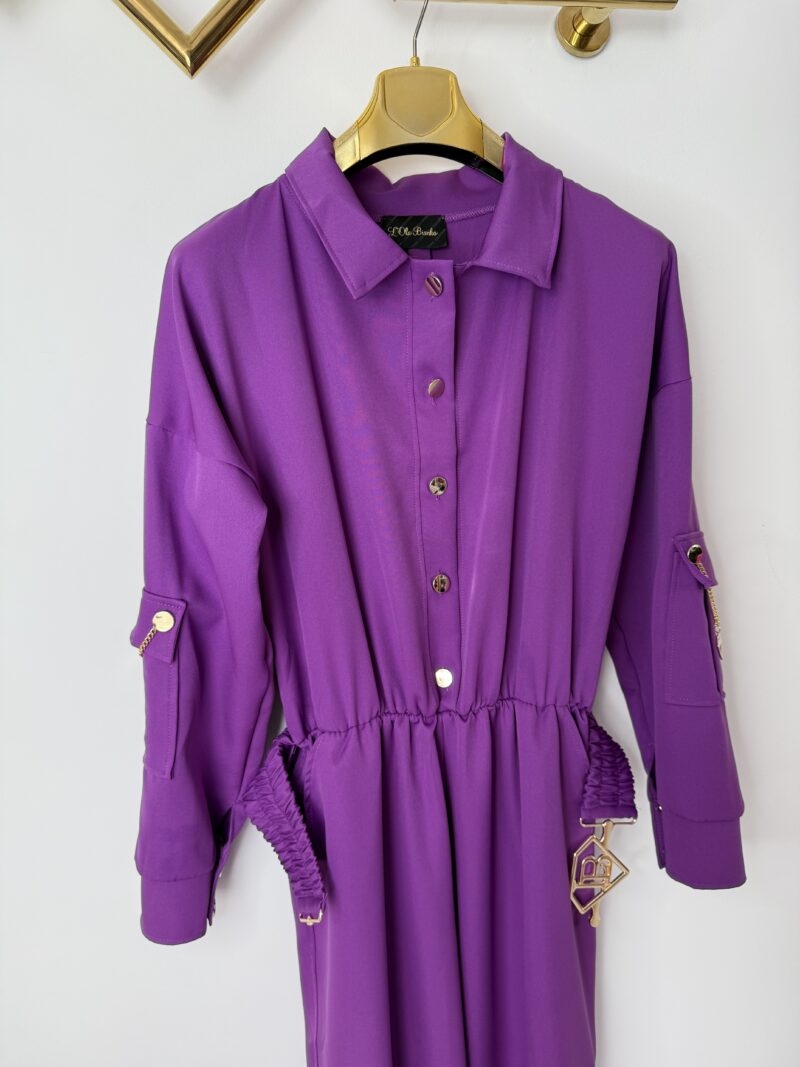 Kombinezon Lola Bianka fioletowy oversize - obrazek 8