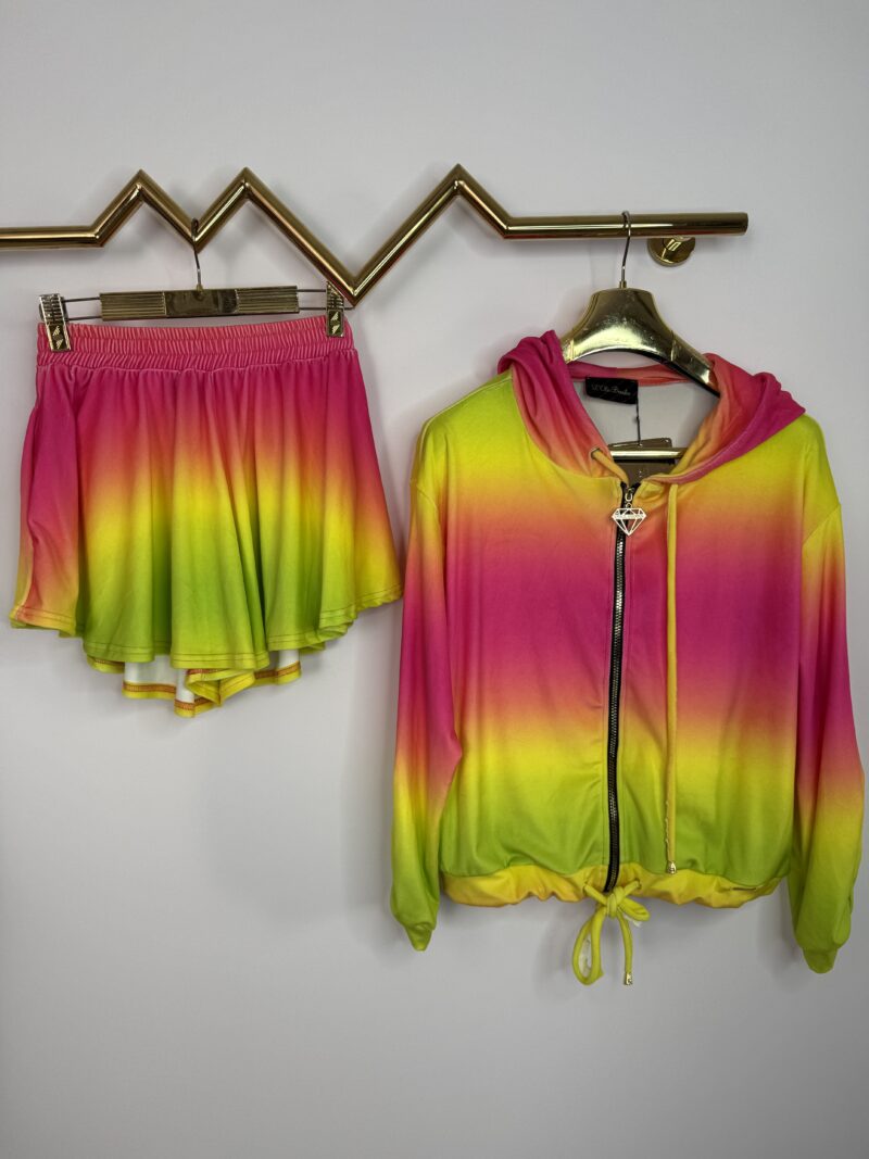 Dres Lola Bianka komplet welurowy ombre - obrazek 4