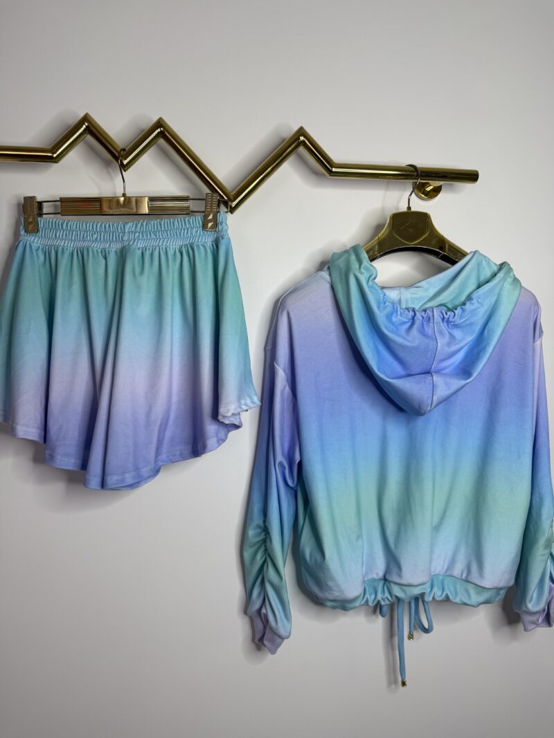 Komplet welurowy Lola Bianka dres ombre - obrazek 8