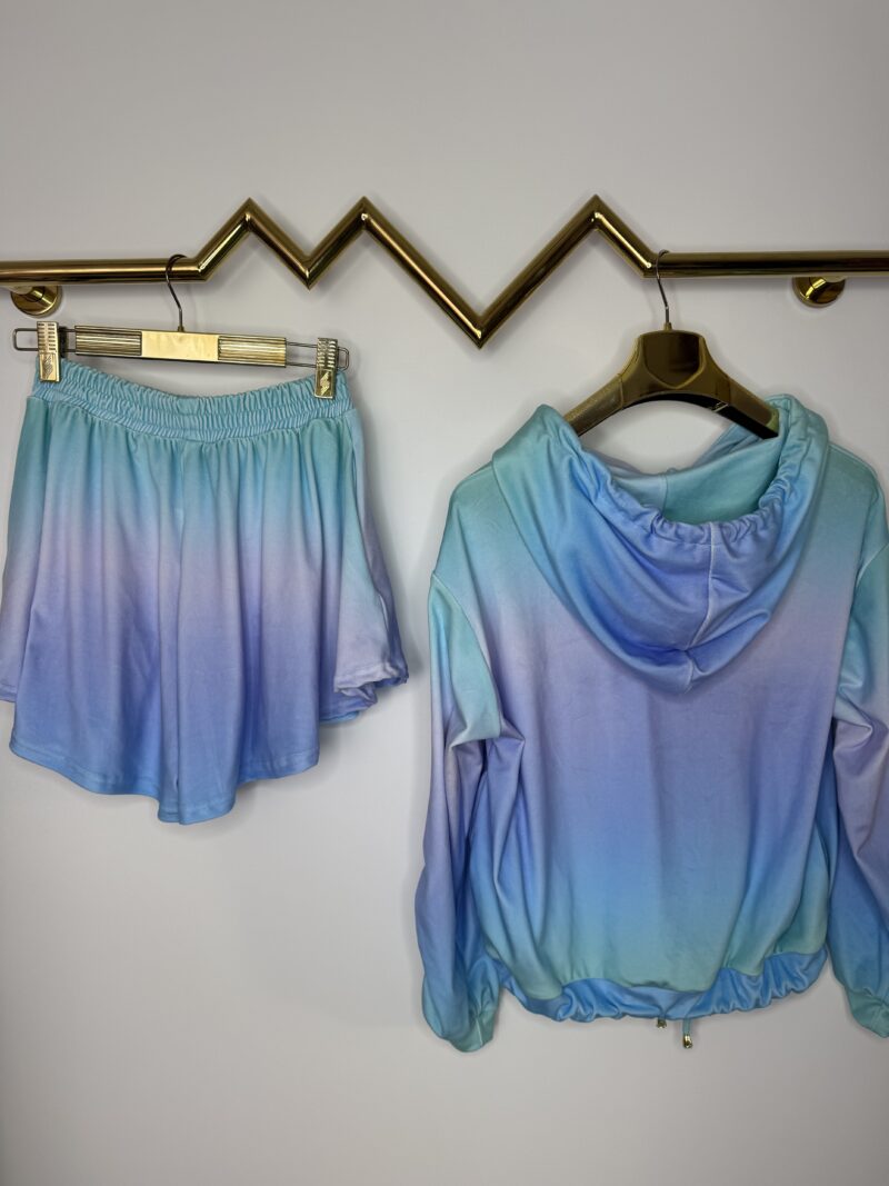 Komplet welurowy Lola Bianka dres welurowy ombre - obrazek 7