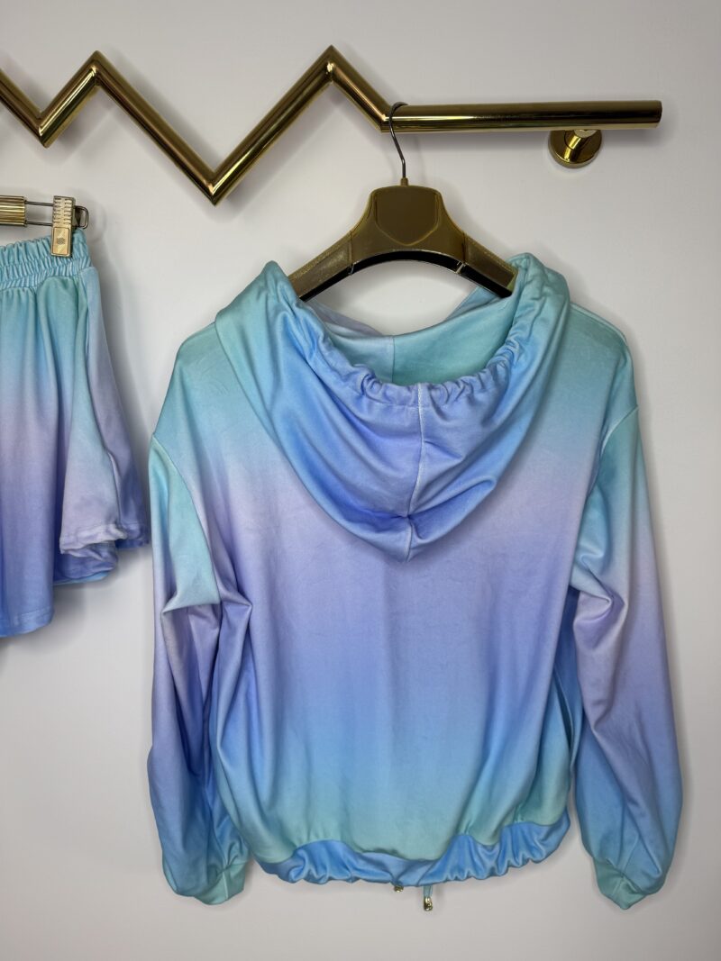 Komplet welurowy Lola Bianka dres welurowy ombre - obrazek 8