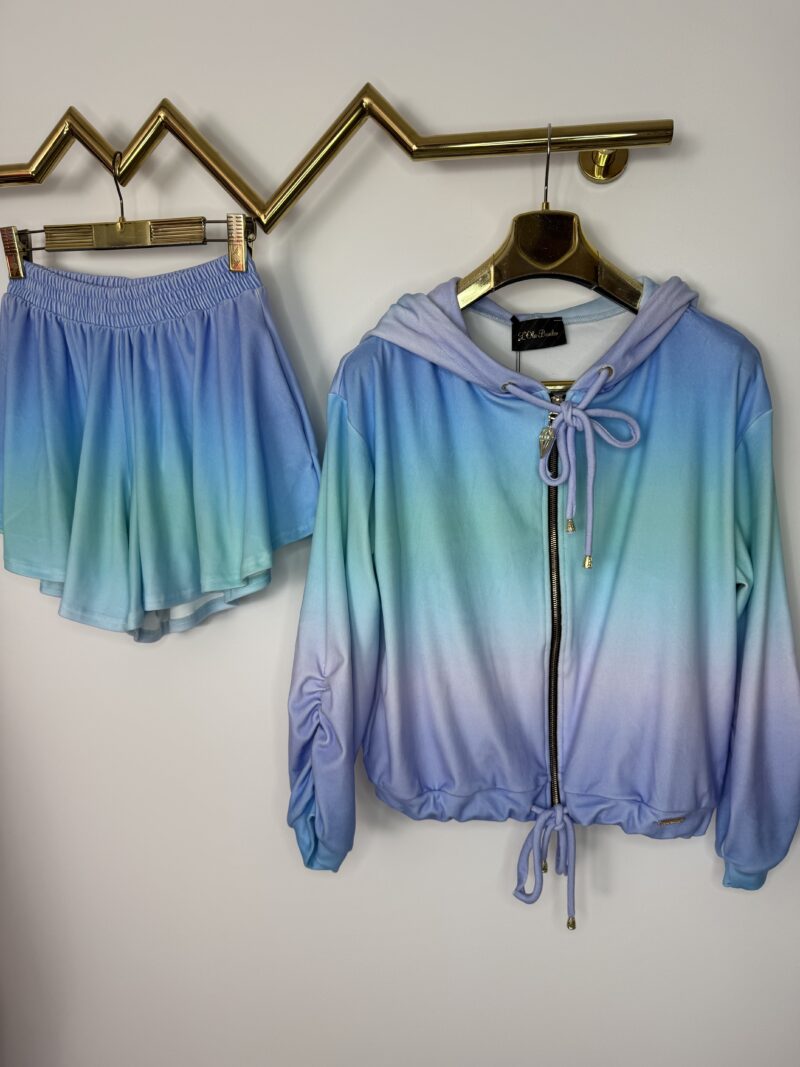 Dres Lola Bianka komplet welurowy ombre - obrazek 4