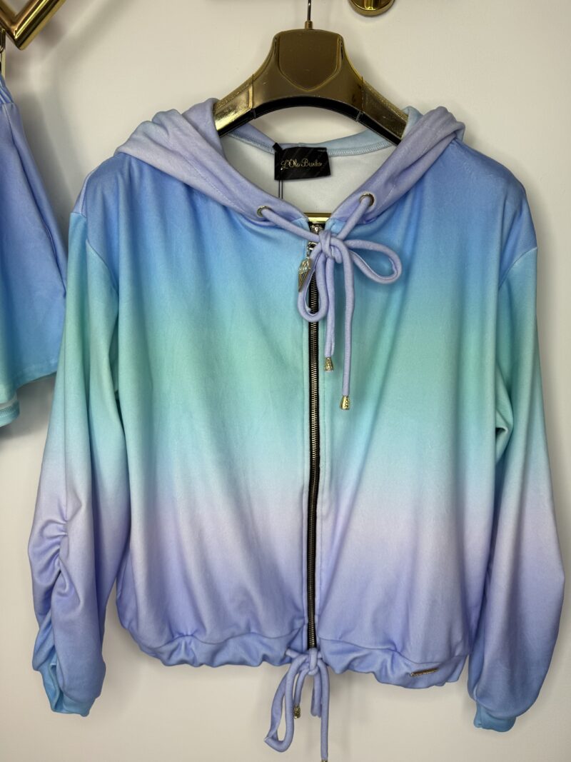 Dres Lola Bianka komplet welurowy ombre - obrazek 5