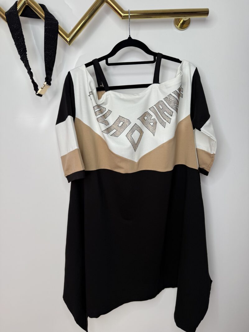 Sukienka Lola Bianka oversize tunika - obrazek 5