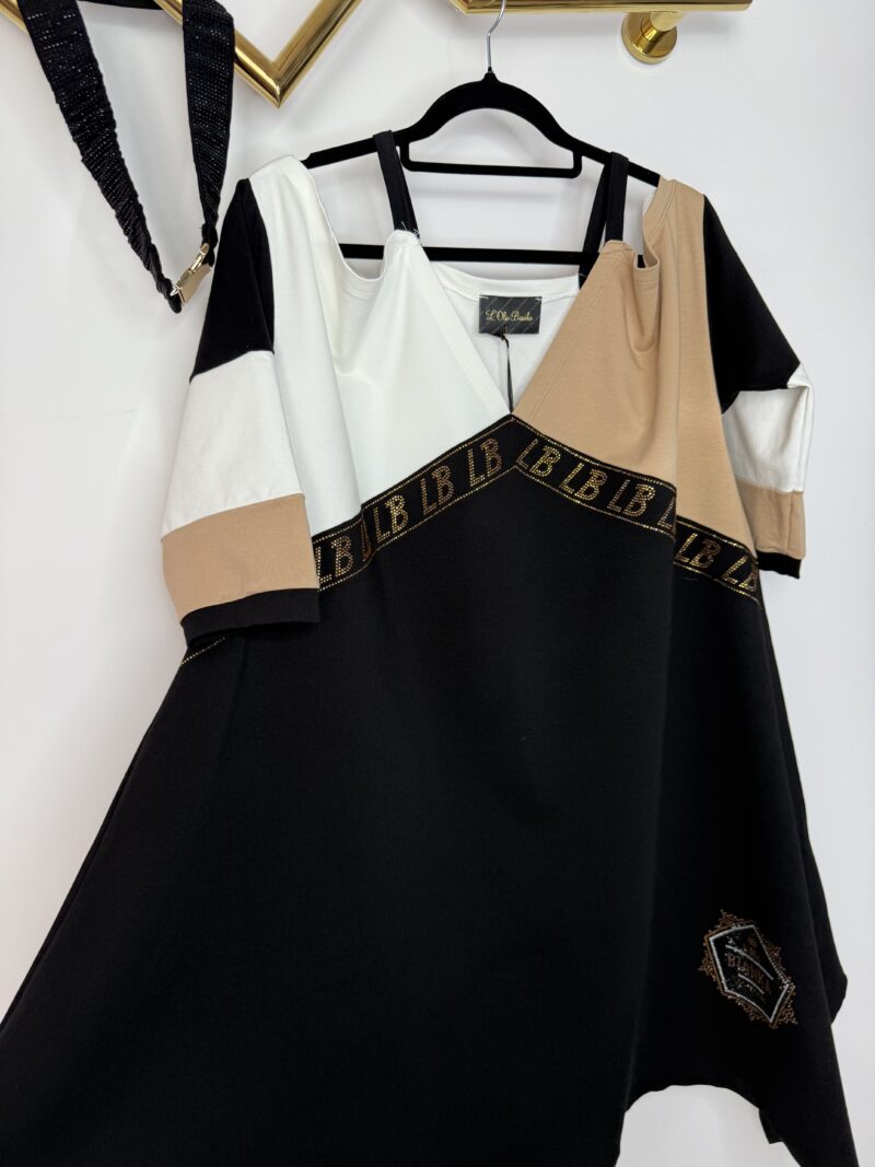 Sukienka Lola Bianka oversize tunika - obrazek 4