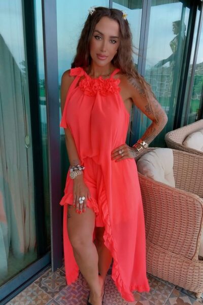 Komplet Lola Bianka letni neon
