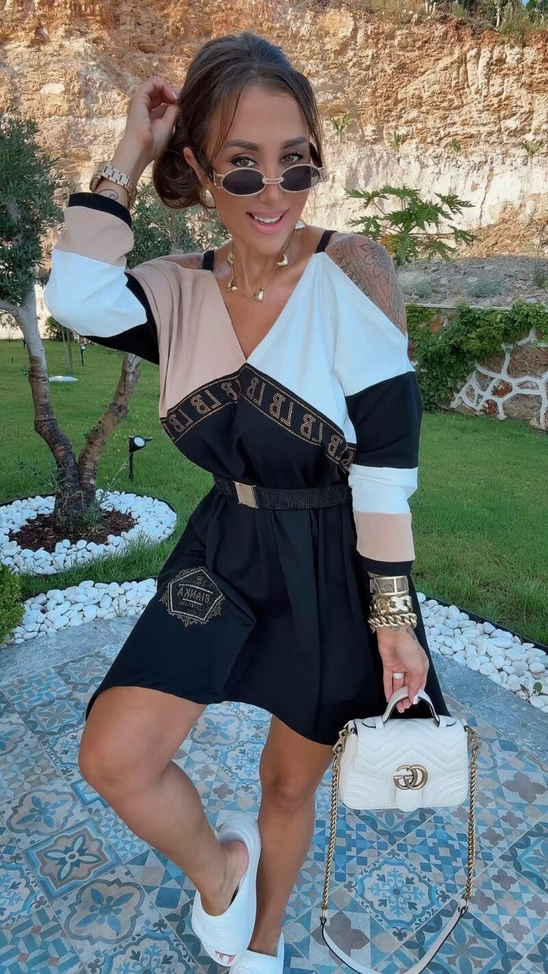 Sukienka Lola Bianka oversize tunika - obrazek 2