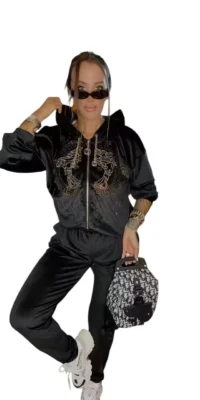 Dres Lola Bianka czarny komplet