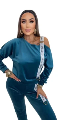 Dres Lola Bianka dres welurowy damski *SALE*