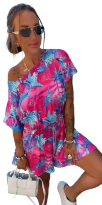 Kombinezon Lola Bianka letni w kwiaty