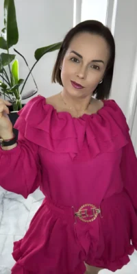 Kombinezon Lola Bianka letni różowy *SALE*