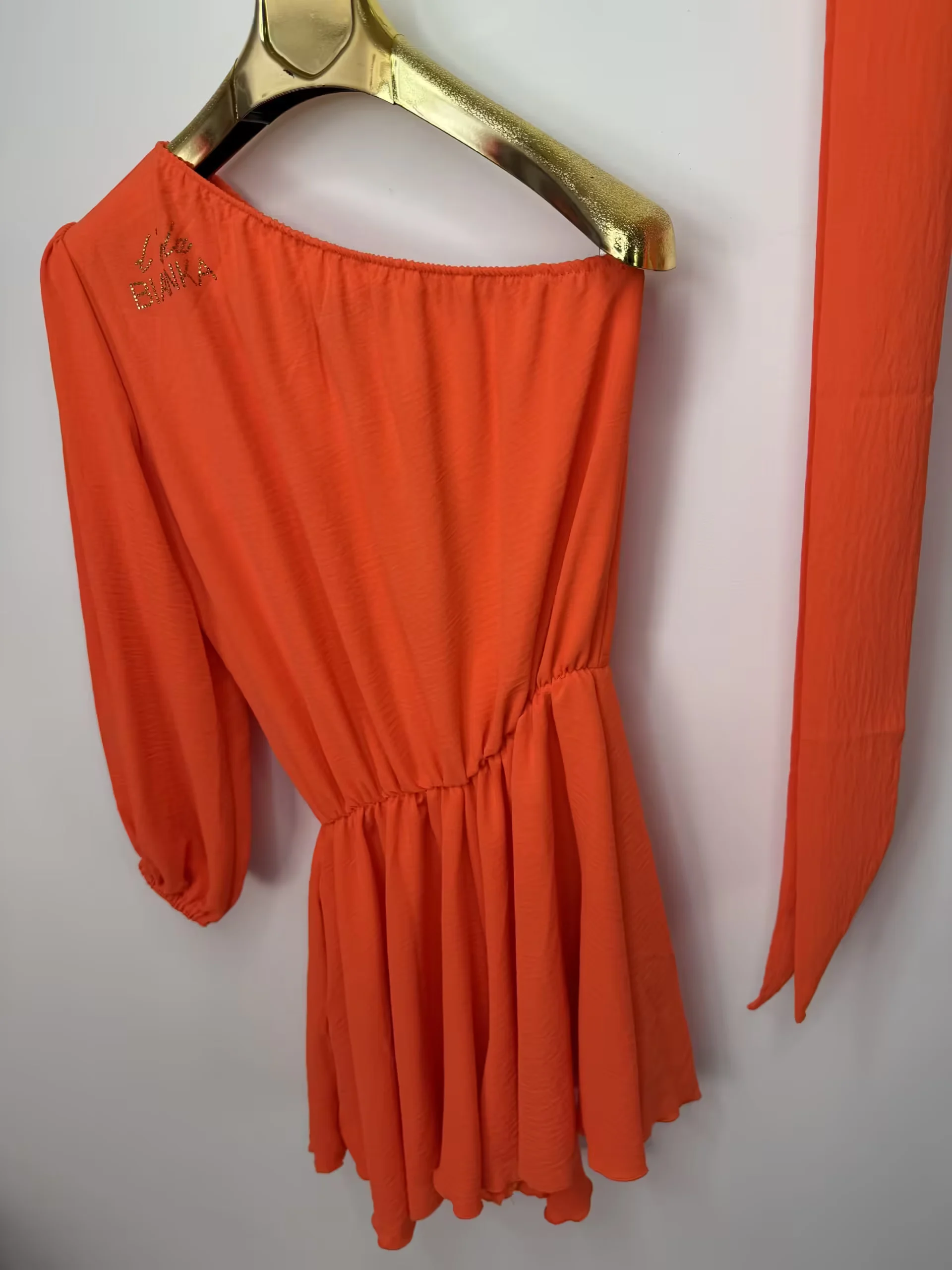 Kombinezon Lola Bianka pomarańczowy - obrazek 4