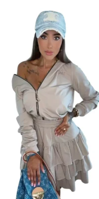 Komplet Lola Bianka bluza ze spódnicą