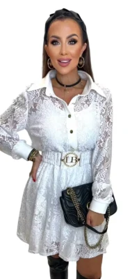 Sukienka Lola Bianka biała wizytowa