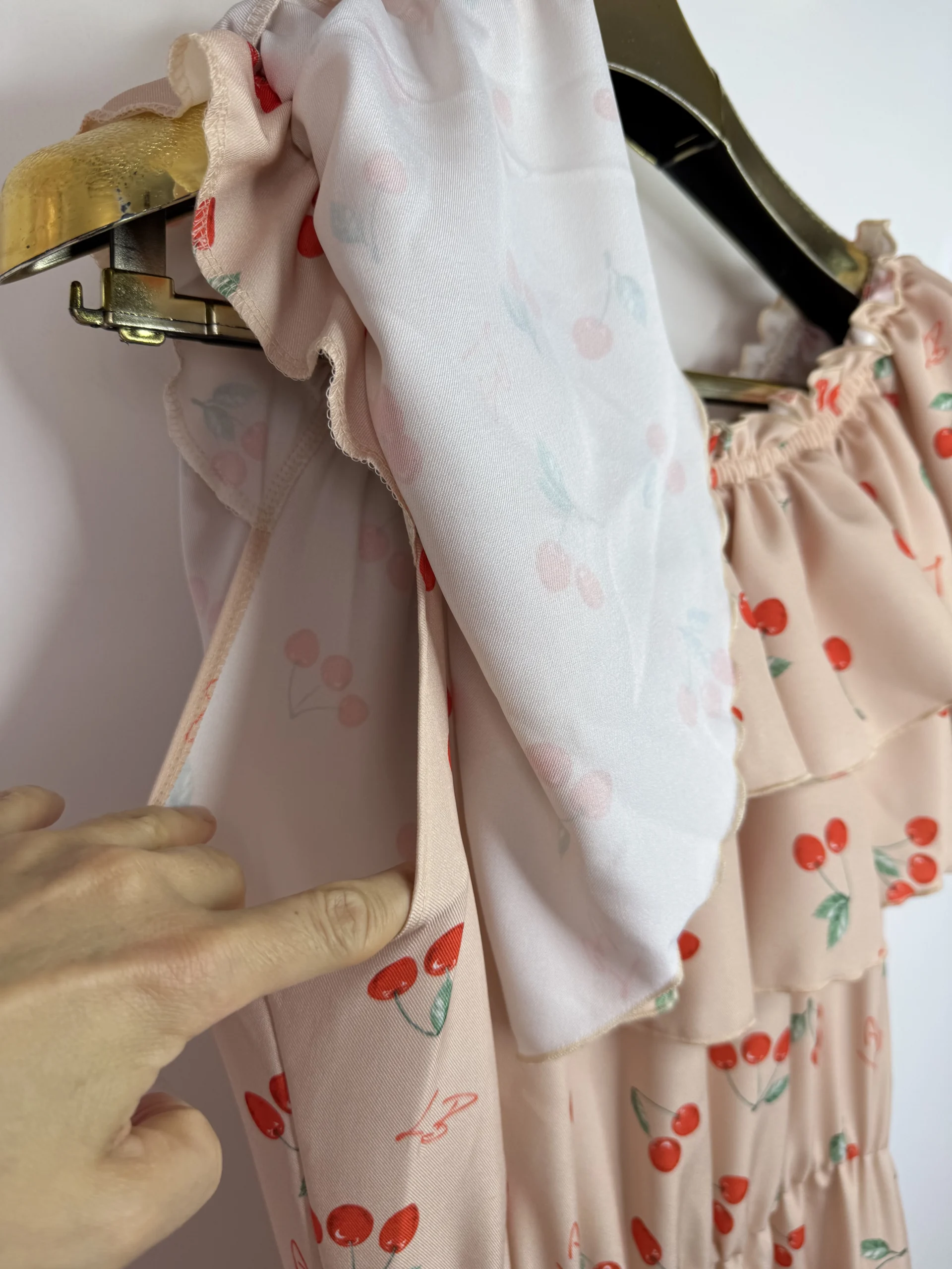 Sukienka Lola Bianka hiszpanka beżowa SALE - obrazek 6