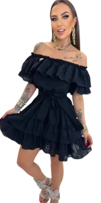 Sukienka Lola Bianka hiszpanka czarna *SALE*