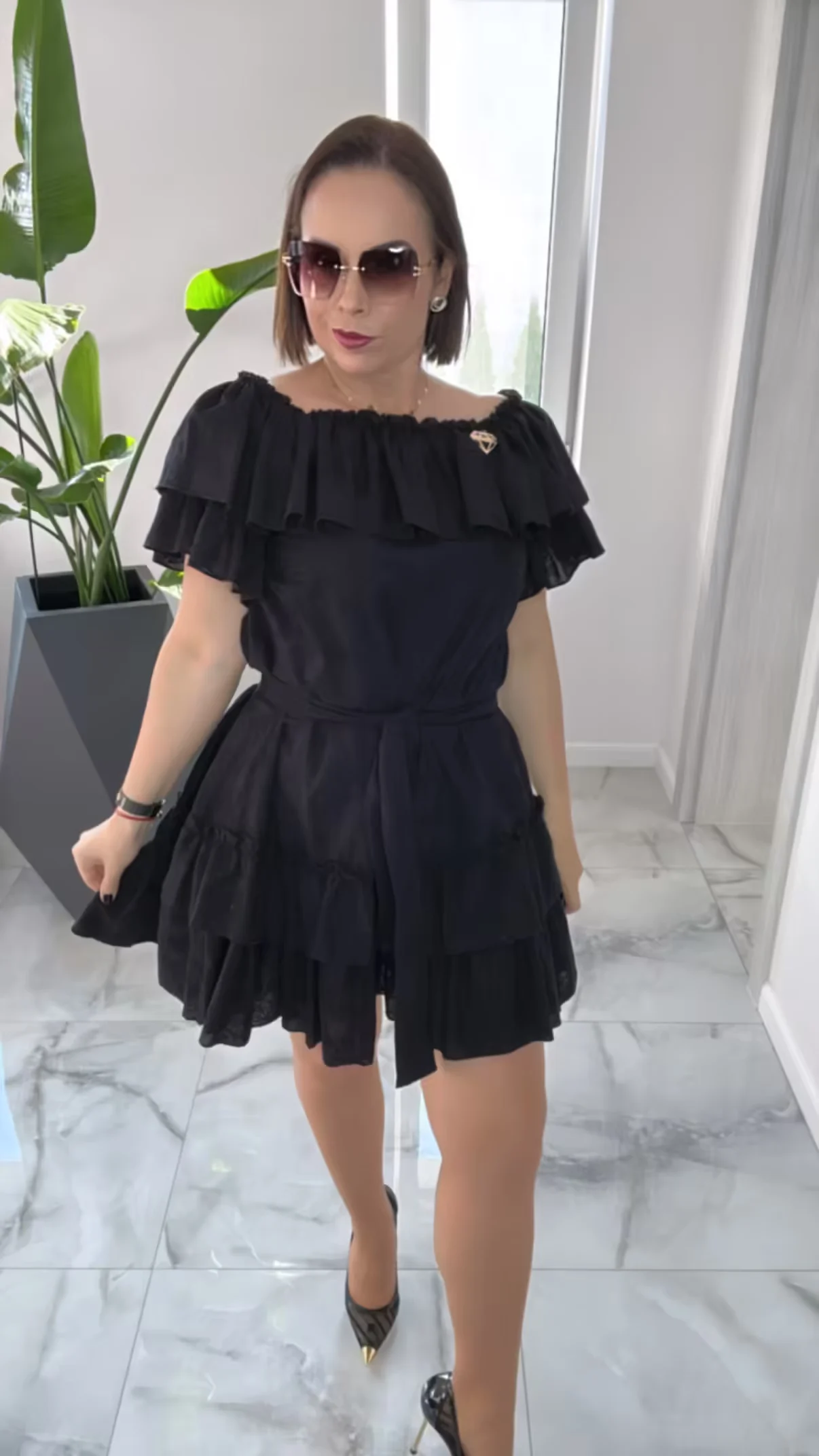 Sukienka Lola Bianka hiszpanka czarna *SALE* - obrazek 4