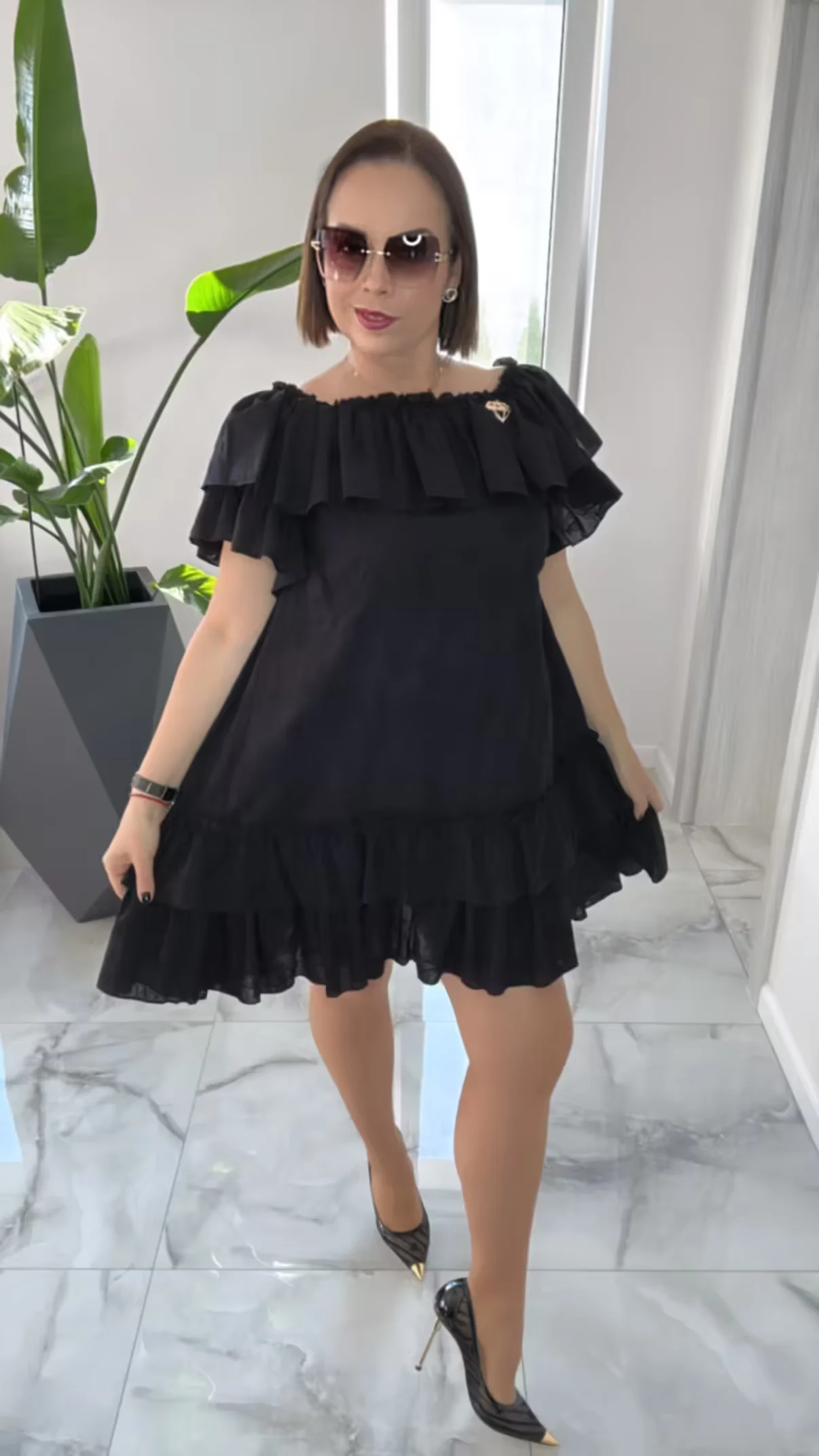 Sukienka Lola Bianka hiszpanka czarna *SALE* - obrazek 3