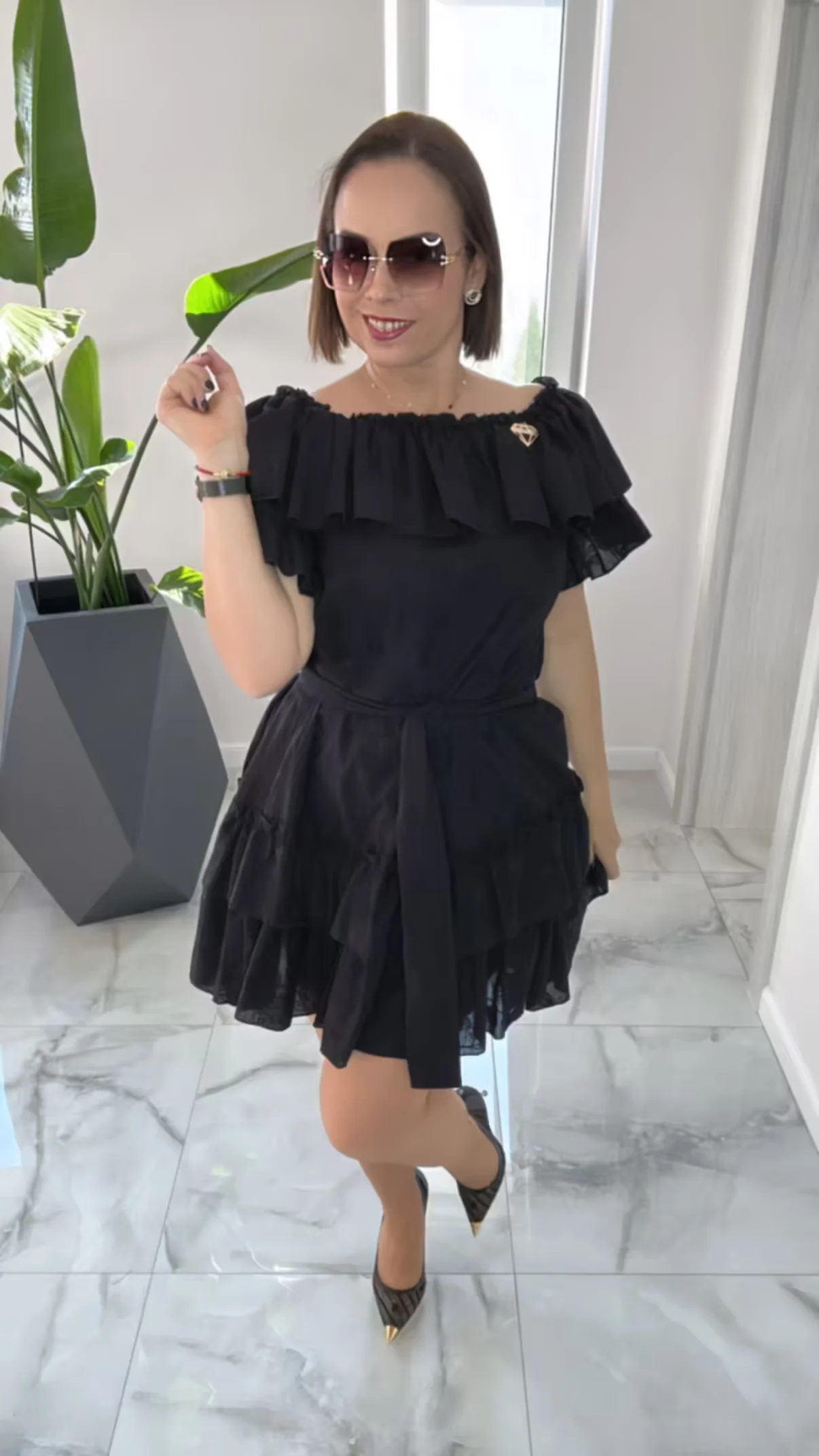 Sukienka Lola Bianka hiszpanka czarna *SALE* - obrazek 5