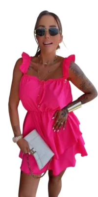 Sukienka Lola Bianka letnia różowa