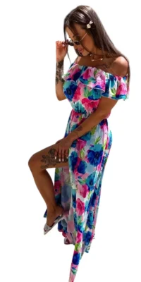 Sukienka Lola Bianka hiszpanka długa