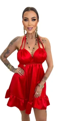 Sukienka Lola Bianka sukienka letnia czerwona