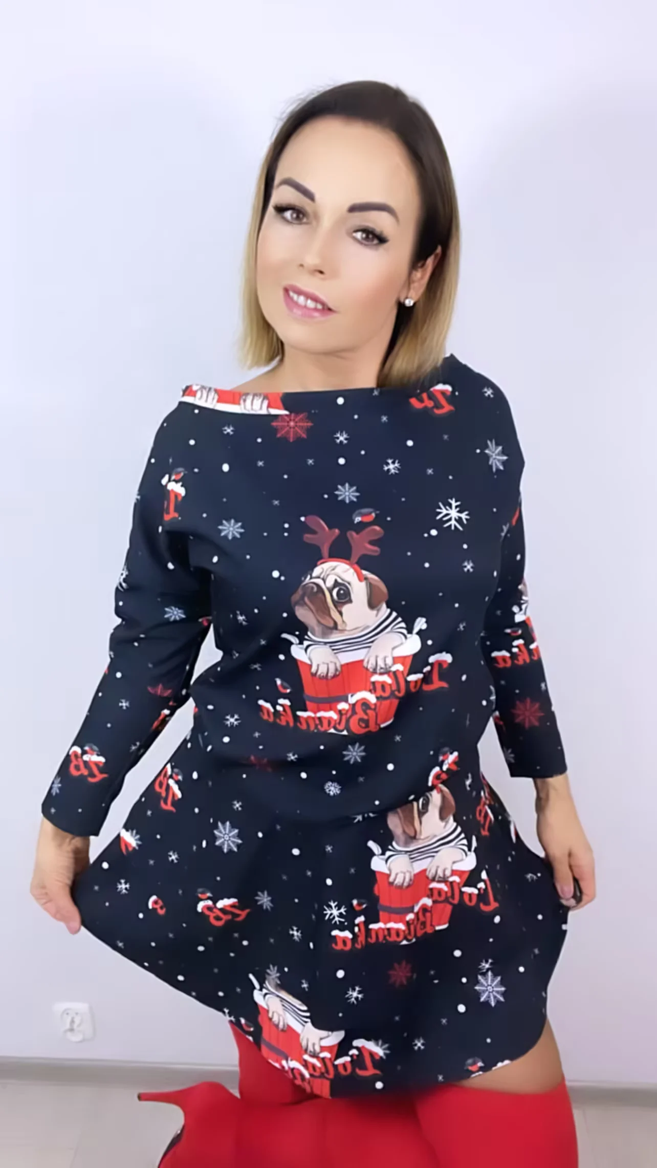 Sukienka Lola Bianka świąteczna SALE - obrazek 3