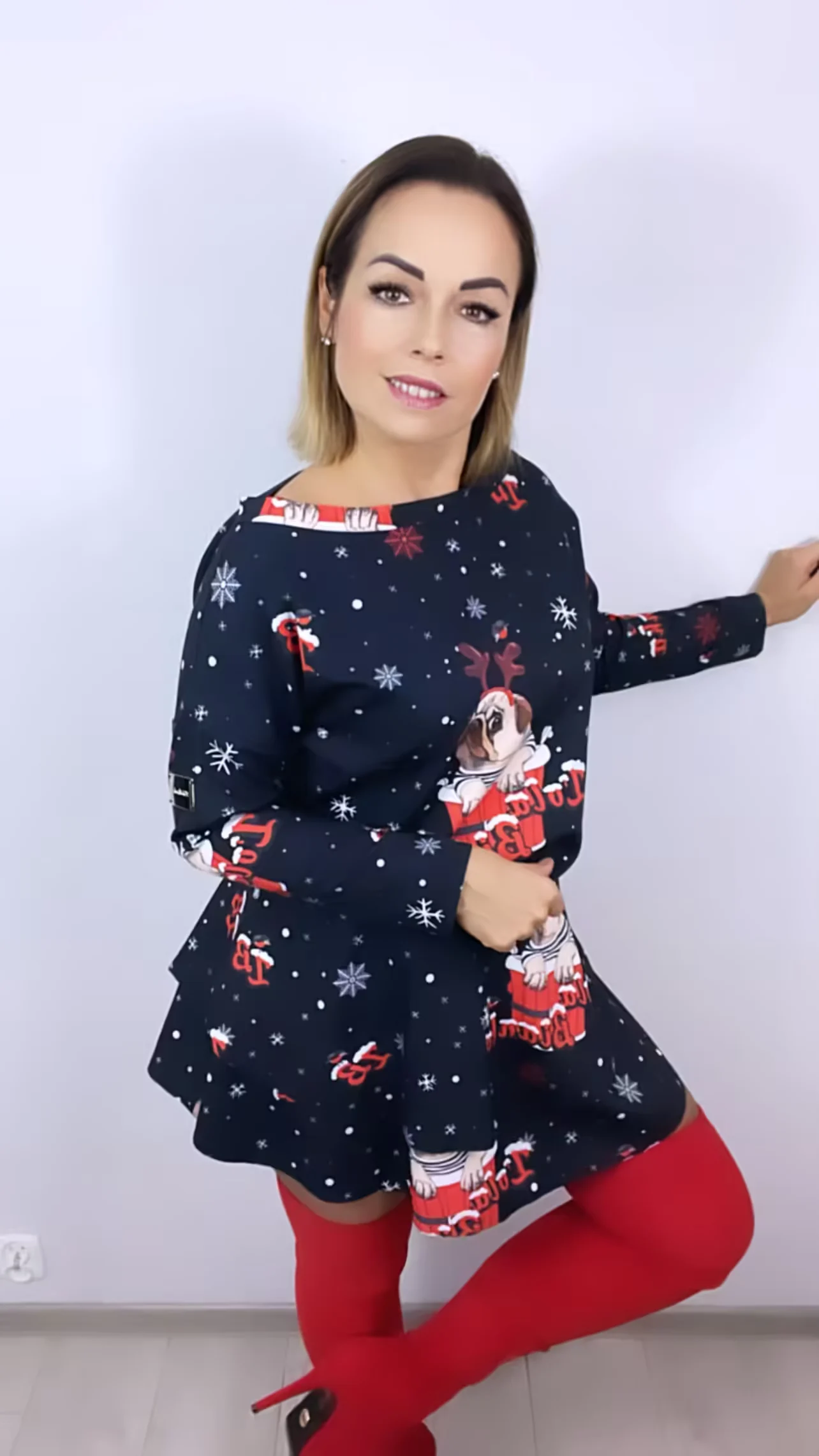 Sukienka Lola Bianka świąteczna SALE - obrazek 4