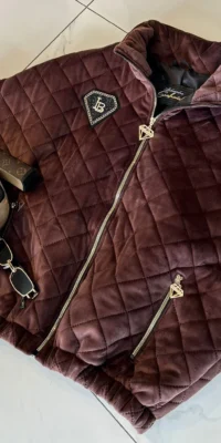 bezrękawnik lola bianka brązowa kamizelka