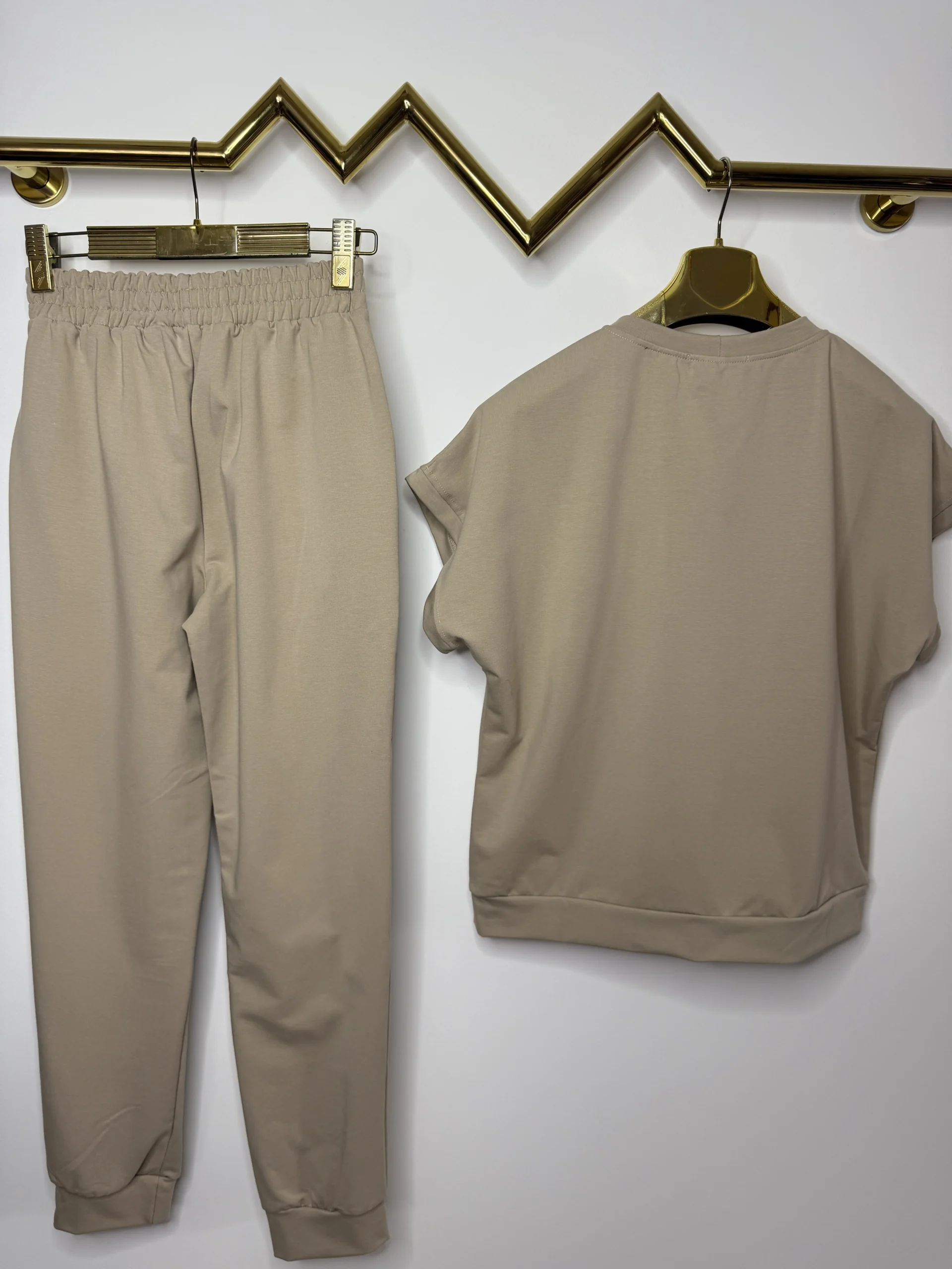 Dres Lola Bianka beżowy bawełniany - obrazek 6